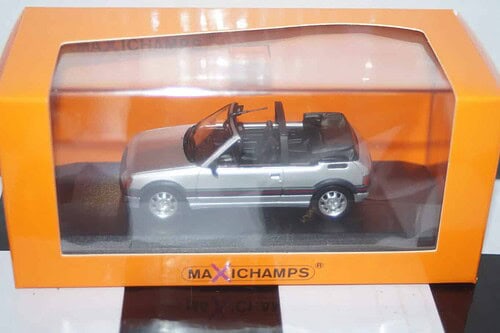 Maxichamps peugeot 205 cti 1990 silver 1:43 940 112331