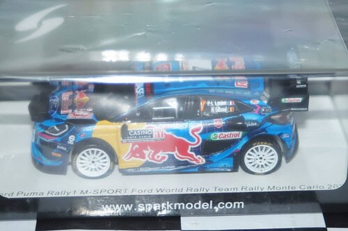 Ford puma rally monte carlo 2023 p-l loubet #7 1:43 spark resin s6715