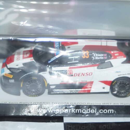 Spark toyota gr yaris rally wrt 2nd rally monte carlo #69 2023 k.rovanpera 1:43 resin s6720