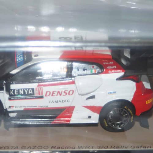 Spark toyota gr yaris wrt 3rd rally safari kenya #18 2022 t.katsuka 1:43 resin s6710