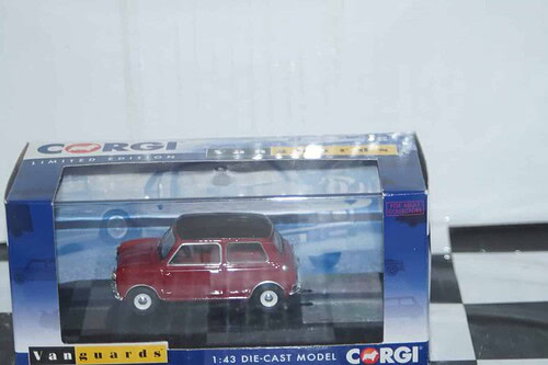 Morris minor 10000 rose taupe 60th anniversary model va05807 vanguards grey 1/43 diecast