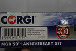 Corgi vanguards mgb 50th anniversary twin pack blue and bronze mg1002 1:43