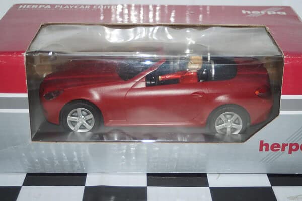 Herpa mercedes benz slk playcar edition red