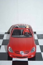 Herpa mercedes benz slk playcar edition red