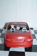 Herpa mercedes benz slk playcar edition red