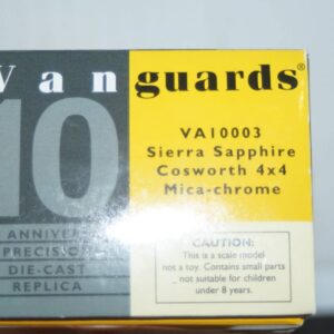 Corgi vanguards sierra sapphire cosworth 4 x 4 mica-chrome va10003 1:43 scale