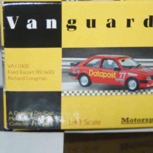 Vanguards ford escort mk3 rs 1600i r.longman ref va11000 1:43