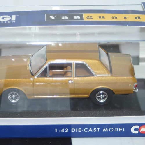 Vanguards ford cortina mk3 2000e black ref va10317