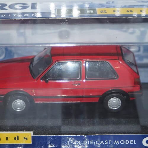 Corgi vanguards volkswagen golf mk 2 gti red va13600 1:43