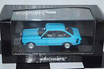 Minichamps ford escort mk2 1600 sport 1975 blue 3 door lhd 1:43