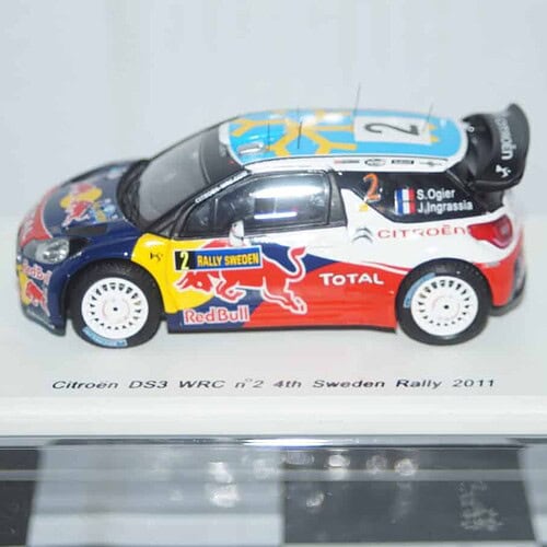 Spark citroen ds3 wrc #2 4th sweden 2011 1:43 resin s3301