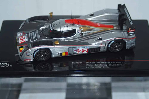 Ixo lola aston martin #22 lmp1 le mans 2011 ickx  1:43 lmm214