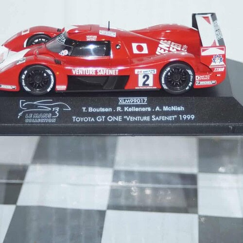 Onyx toyota gt1 "venture safenet" #2 le mans 1999 boutsen 1:43 scale xlm99017