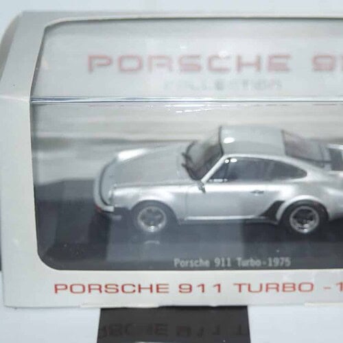 Atlas editions ixo based porsche 911 turbo 1975 silver 1:43 diecast