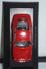 Atlas editions ixo based porsche 911 carrera 4 1991 red 1:43 diecast