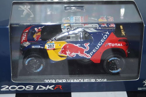 Spark peugeot 2008 dkr vainqueur 2016 1:43 resin 16misp901(dealer box)