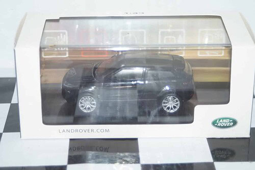 Ixo range rover evoke in black (land rover dealer box) 1:43