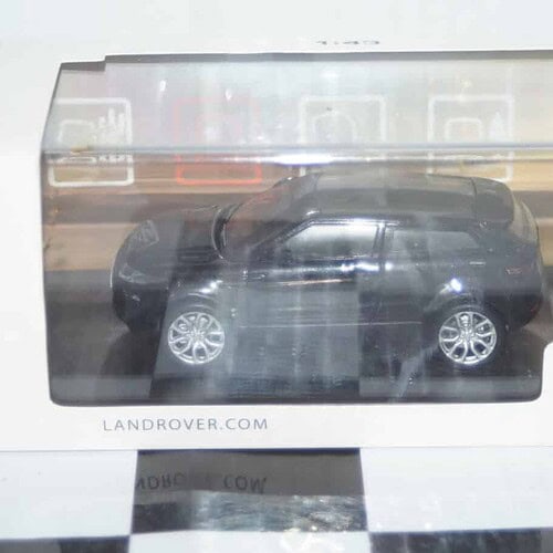 Ixo range rover evoke in black (land rover dealer box) 1:43
