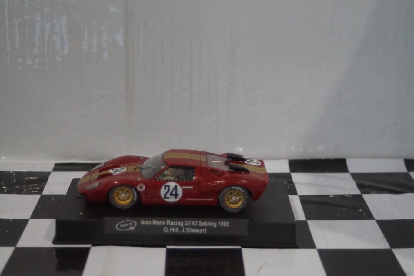 Slot.it alan mann racing ford gt40 n.24 sebring 1966 ca18a