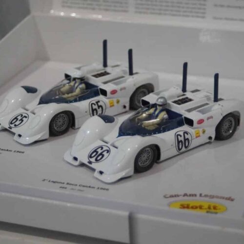Slot it chaparral 2e set #65 & #66 1st & 2nd laguna seca can-am 1966 cw08