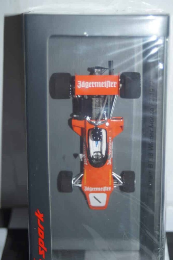 Spark brabham bt38 winner monza f2 1972 #1 g.hill 1:43 resin s7437
