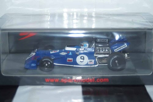 Spark tyrrell 002 winner us gp 1971 #9 f.cevert s7215 1:43 resin