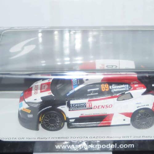 Spark toyota gr yaris rally wrt 6th rally monte carlo #18 2023 k.katsuta 1:43 resin s6721