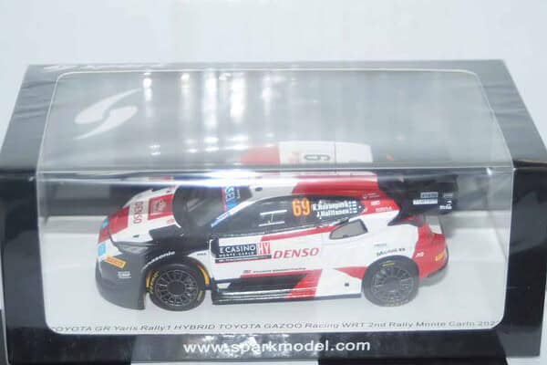 Spark toyota gr yaris rally wrt 6th rally monte carlo #18 2023 k.katsuta 1:43 resin s6721