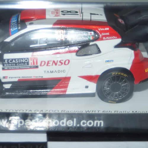 Spark toyota gr yaris rally wrt 6th rally monte carlo #18 2023 k.katsuta 1:43 resin s6721