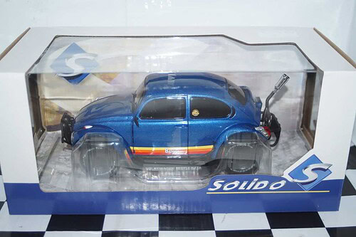 Solido volkswagen beetle baja metallic blue 1975 1:18 diecast s1809601