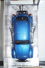 Solido volkswagen beetle baja metallic blue 1975 1:18 diecast s1809601