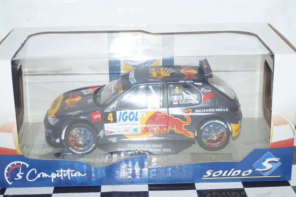 Solido peugeot 306 maxi rally du mont blanc 2021 1:18 diecast s1808301
