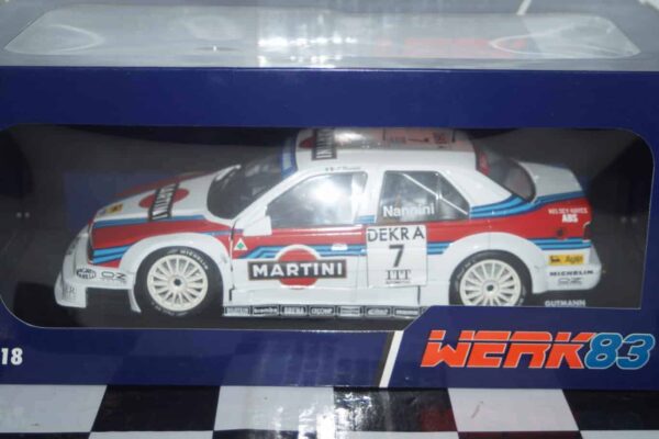 Werk83 alfa romeo 155 dtm #7 nannini martini 1:18 diecast w1801005