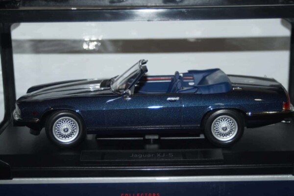  norev jaguar xjs cabriolet 1988 blue metallic 1:18 scale 182636 ltd 1000