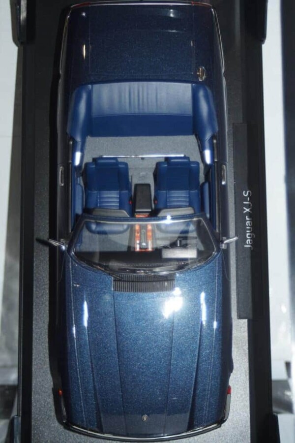Norev jaguar xjs cabriolet 1988 blue metallic 1:18 scale 182636 ltd 1000