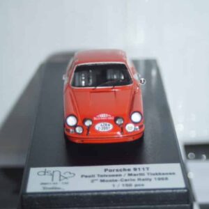 Trofeu porsche 911 t 2nd monte carlo rally 1968 p.toivonen 1/43 dsn1:43-132