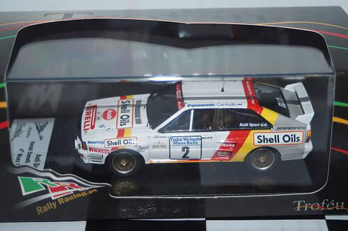 Trofeu audi quattro 3rd rally of portugal #18 1982 f.witmann rr.al 22 1:43rd