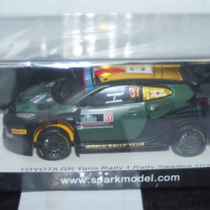Spark toyota yaris gr rally sweden 2023 l.bertelli #37 1:43 resin s6730