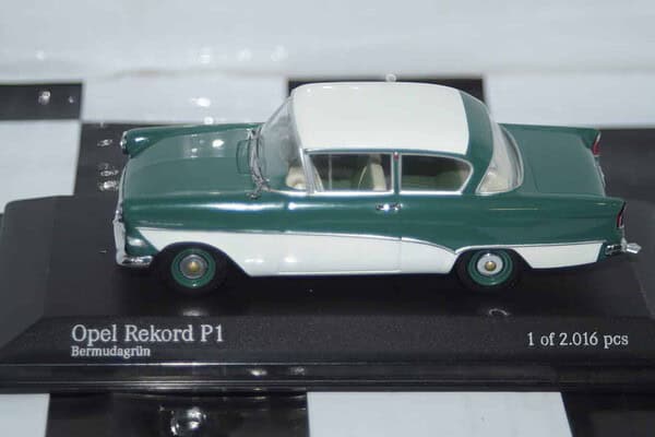 Minichamps opel rekord p1 1958 1:43 scale 430 043209