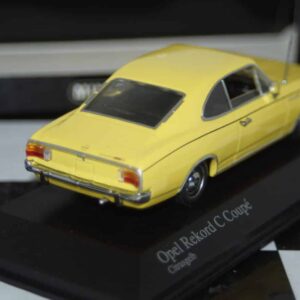 Minichamps opel rekord c coupe yellow 1966 430 046125