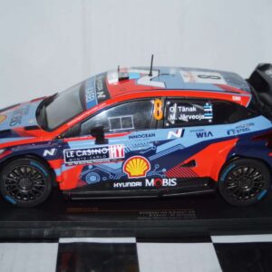 Ixo hyundai i20 wrc monte carlo 2022 o.tanak 1:18