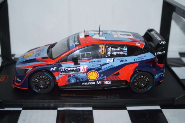 Ixo hyundai i20 wrc monte carlo 2022 o.tanak 1:18