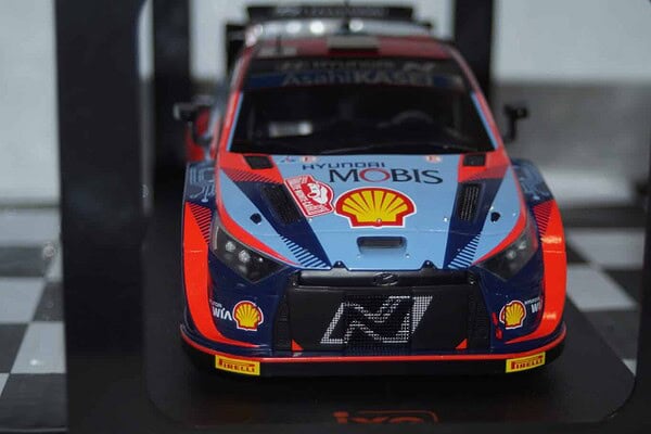Ixo hyundai i20 wrc monte carlo 2022 o.tanak 1:18