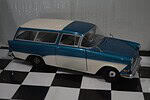 Minichamps opel rekord p1 caravan 1958 blue 1:18 180 043210