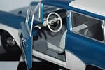 Minichamps opel rekord p1 caravan 1958 blue 1:18 180 043210