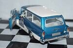 Minichamps opel rekord p1 caravan 1958 blue 1:18 180 043210