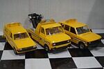 Corgi aa services set yellow escort ,transit , range rover 1:36th c20