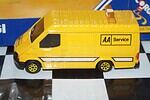 Corgi ford transit van aa yellow 1:36th c656/5
