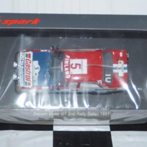 Spark datsun violet gt 2nd safari rally 1981 1:43 resin s7772