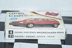Cggc grisoni s.p.a plastic kit opel corsa vauxhall nova sr 1:48 scale